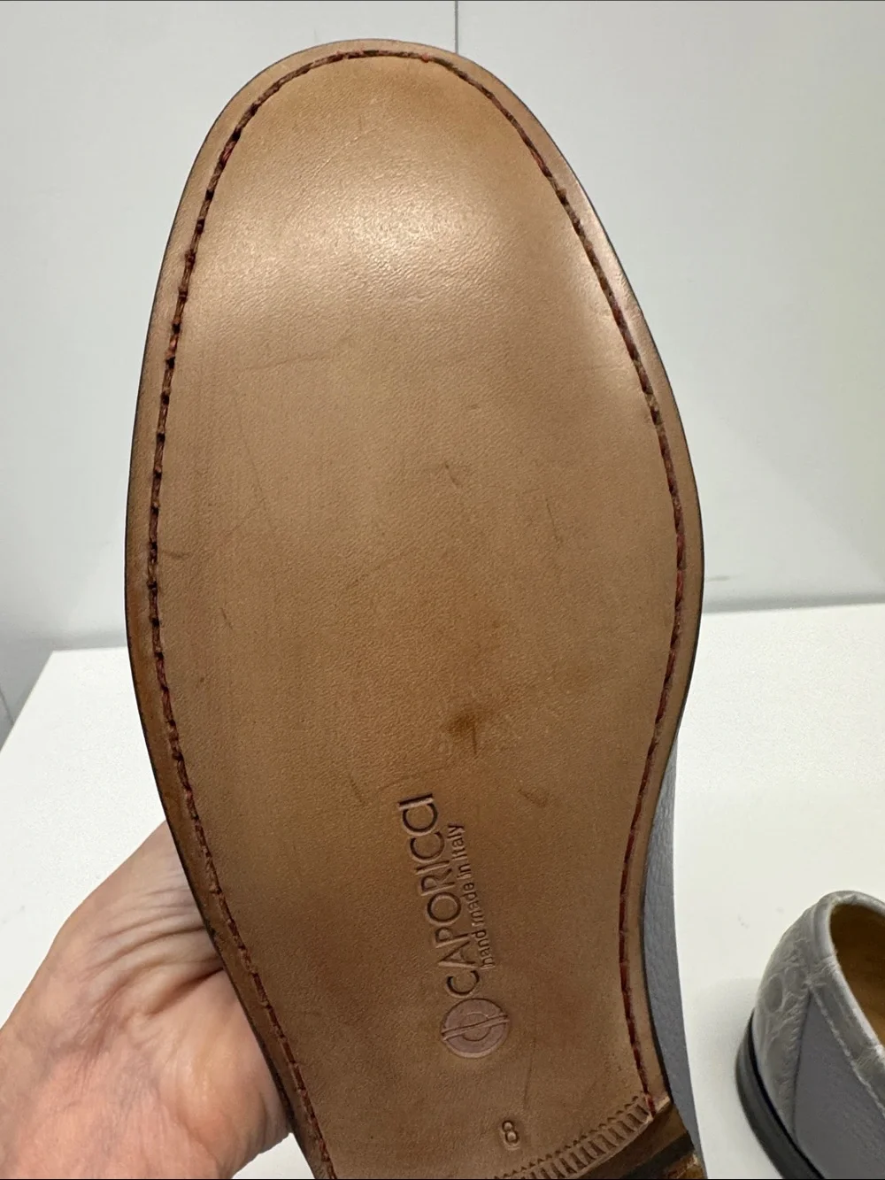 Caporicci Alligator shoes size 8